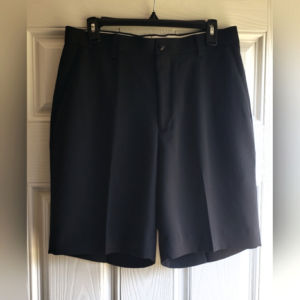 Alan Flusser Golf Mens Shorts Black Size 32